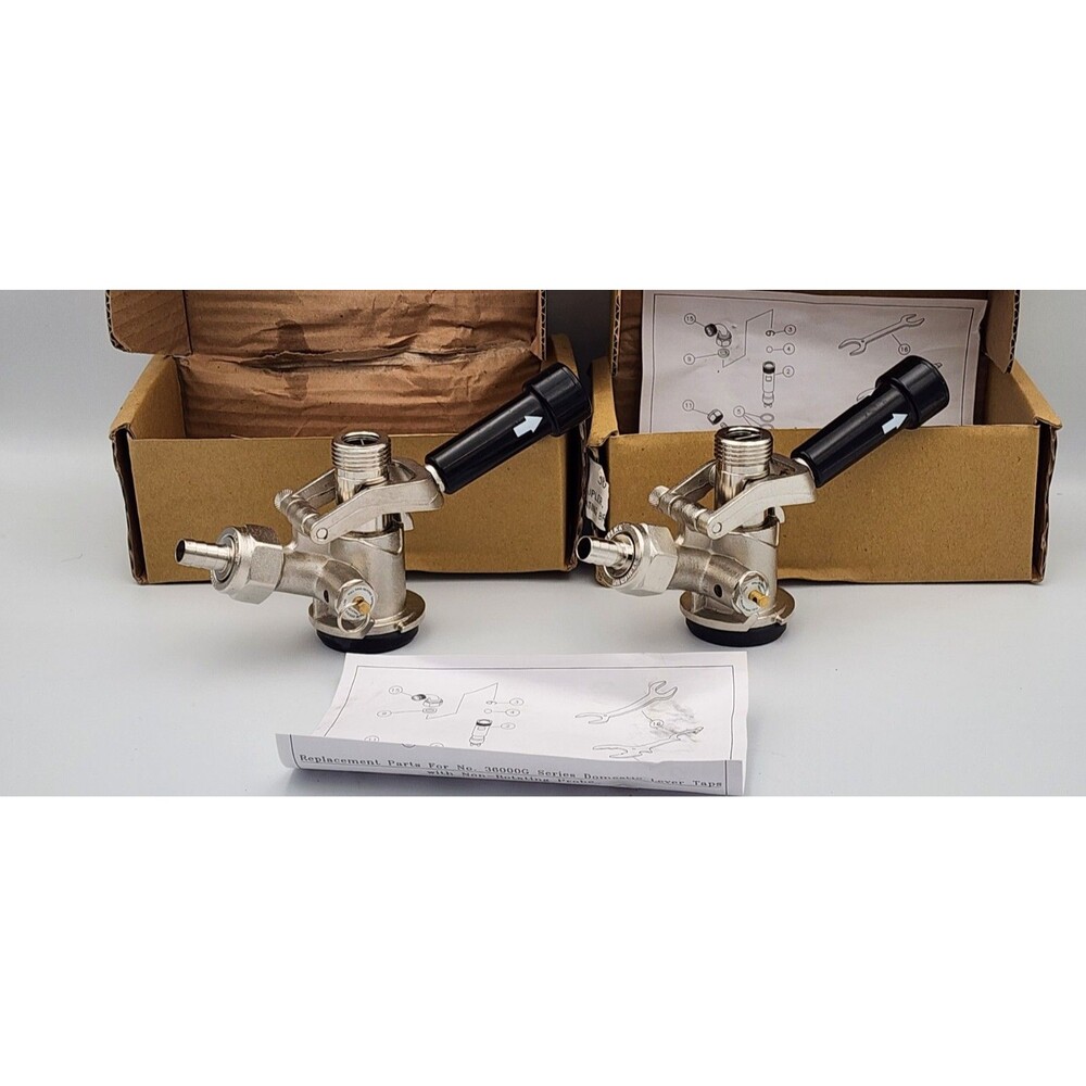 TWO x PERLICK Domestic Keg Coupler with Non-Rotating Brass Probe Model: 36000G